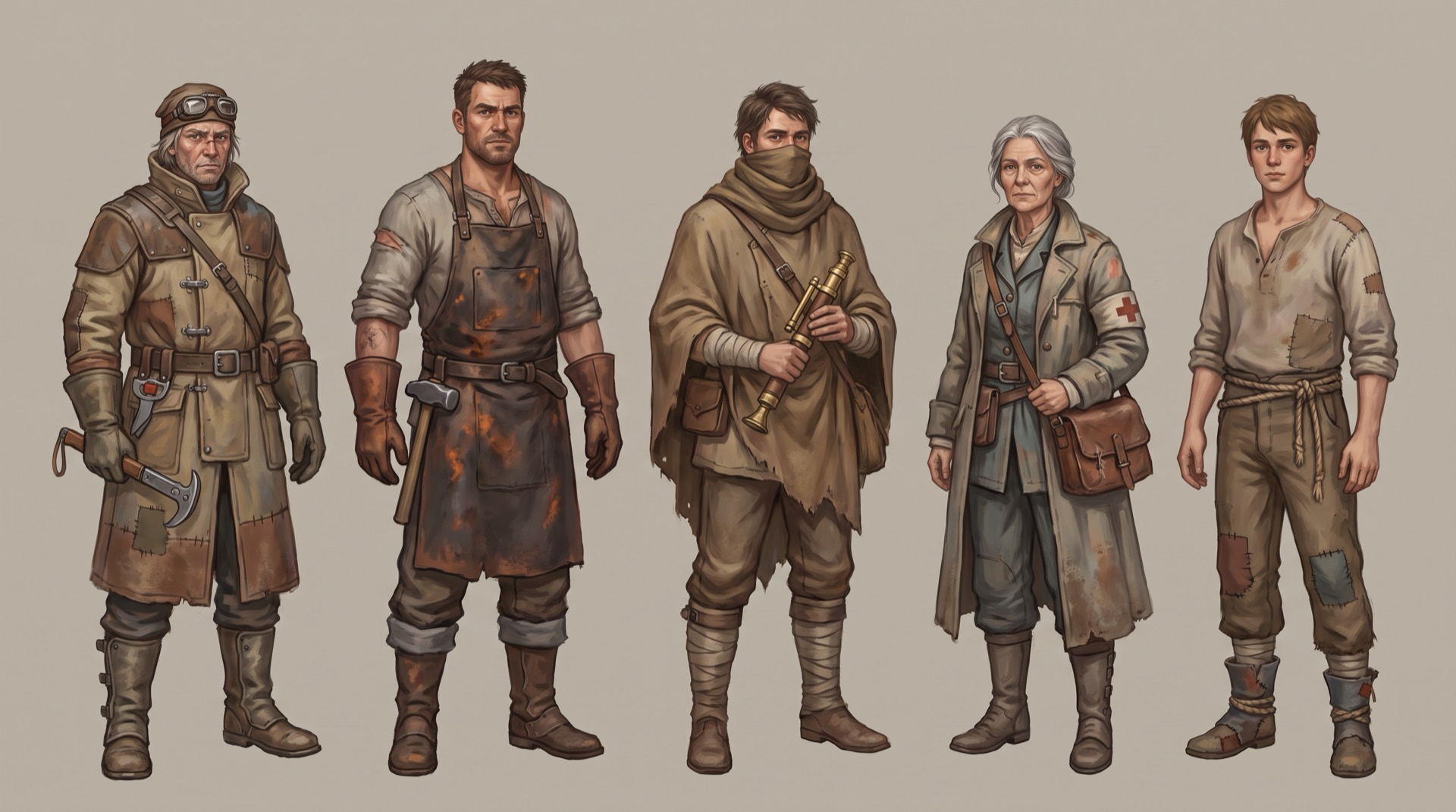 Login & characters